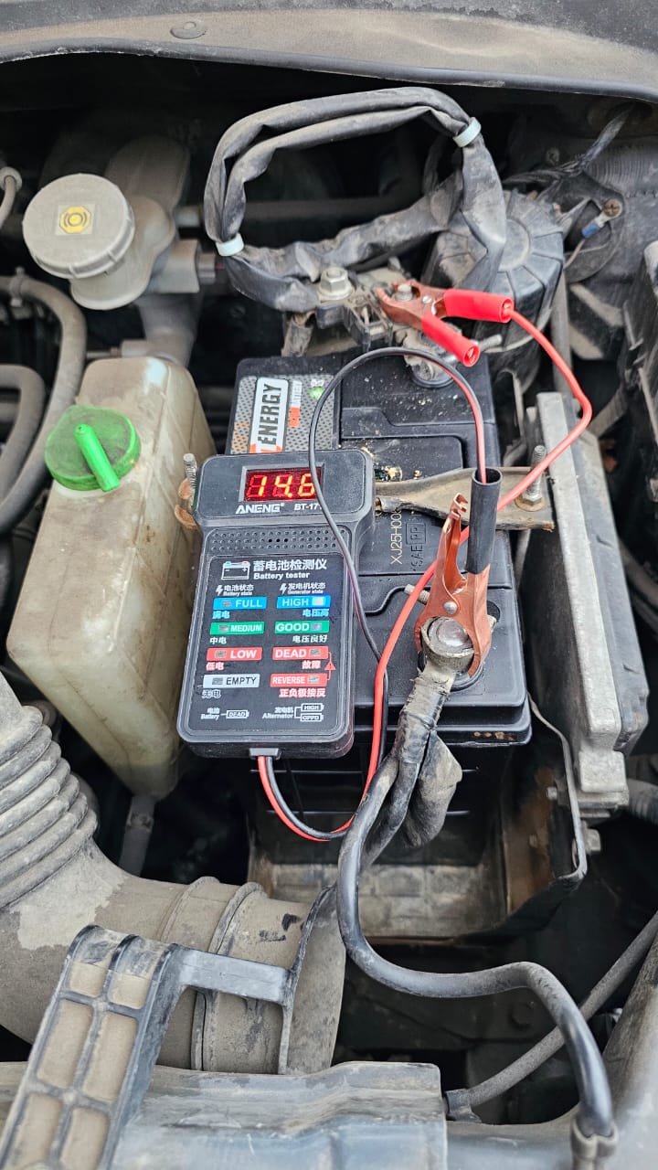 Trabajo realizado - Instalación de batería